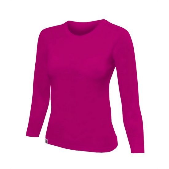 vínová triko dlouhý rukáv nanosilver dámské