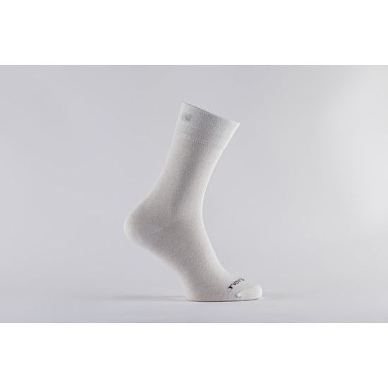 Společenské ponožky bílé 05