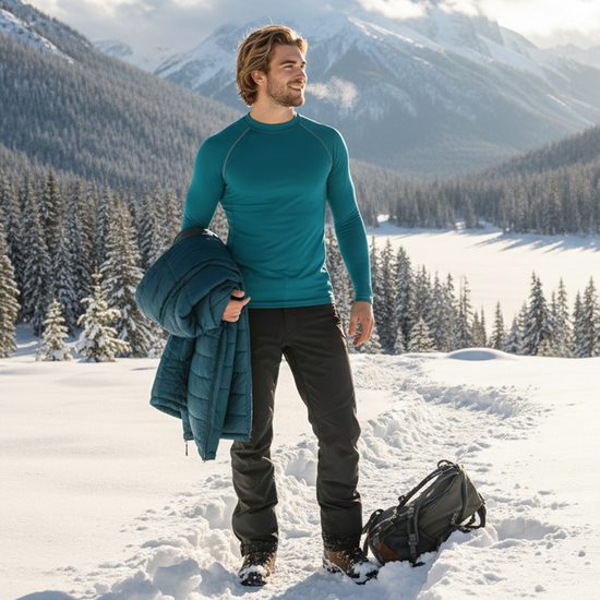 Pánské termo tričko raglán nanosilver, ultralight 139g