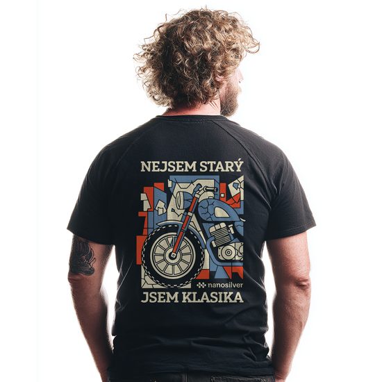 Pánské tričko nanosilver JSEM KLASIKA
