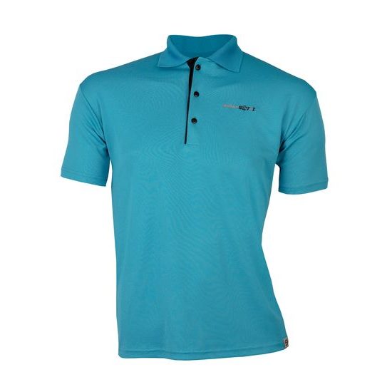 Pánská polokošile ACTIVE tyrkysová s černou légou