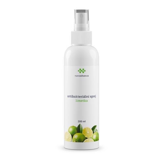 Antibakteriální sprej nanosilver - desinfekce povrchů s vůni limetky200 ml