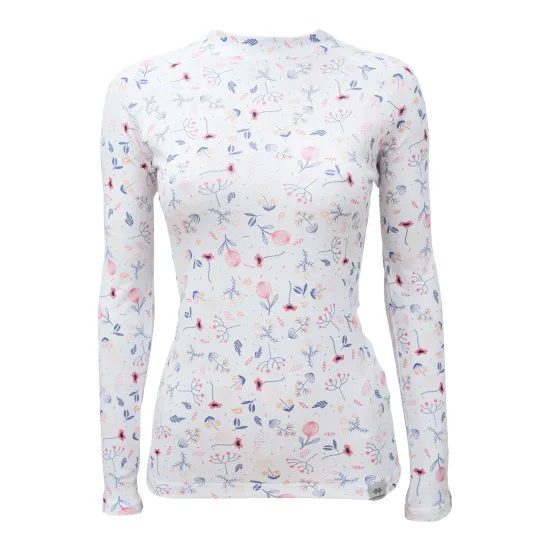 Termo triko potisk BLOOM bíláDámské termo pyžamo BLOOM vrch