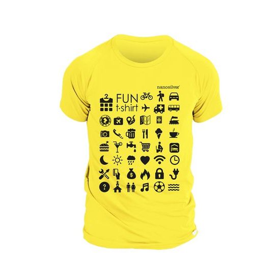 Pánské triko TRAVEL Classic žluté