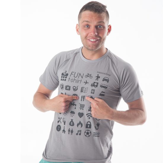 Pánské tričko nanosilver TRAVEL fun