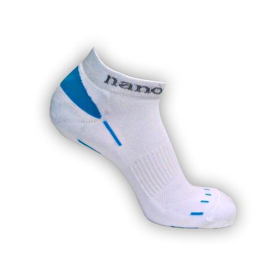 Sportovní ponožky nízké kotníkové  bílo/modré