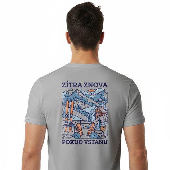 Pánské tričko nanosilver pro lyžaře ZÍTRA ZNOVA