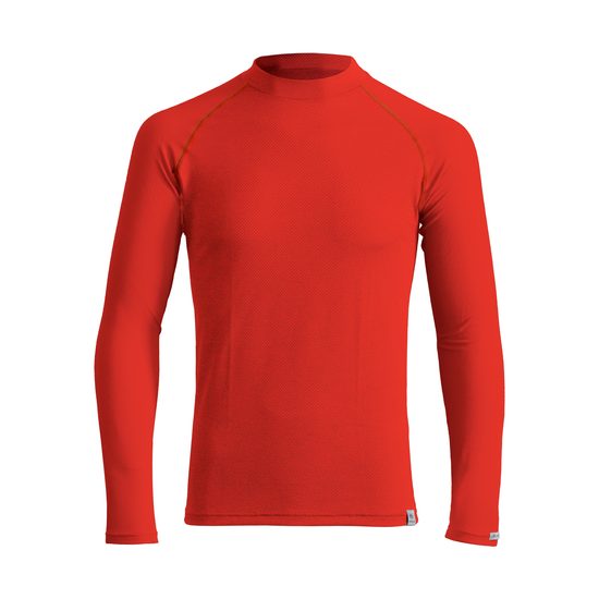 Pánské termo triko raglán nanosilver červená