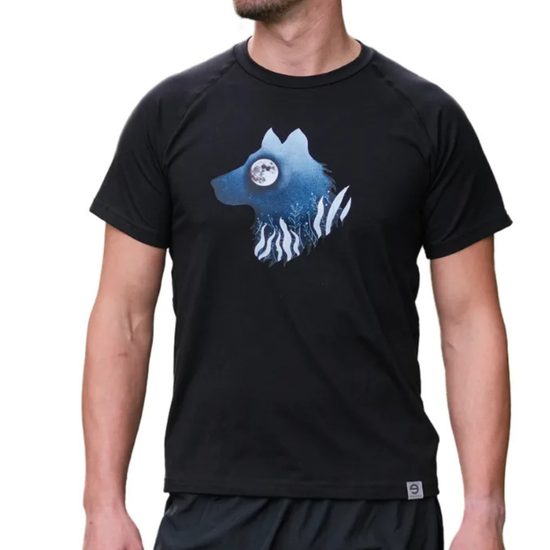 Pánské tričko nanosilver WOLF krátký rukáv
