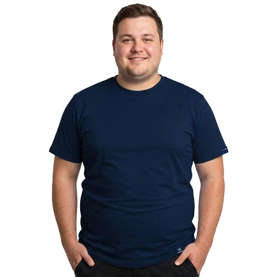 Pánské tričko nanosilver regular MAX  tmavě modrá