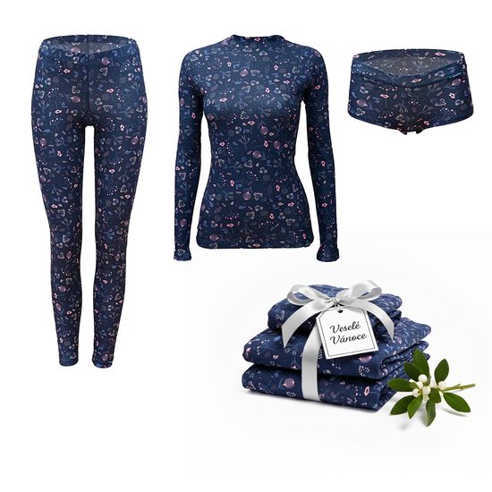 Dámská termo sada BLOOM 3 (triko, spodky, kalhotky)