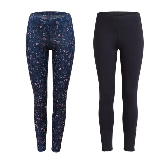 Zateplené legíny COMFORT se zipy
