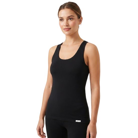 Dámské fitness tílko nanosilver černá