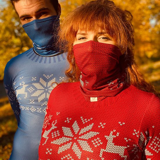 Dámské termo tričko s potiskem norský svetr