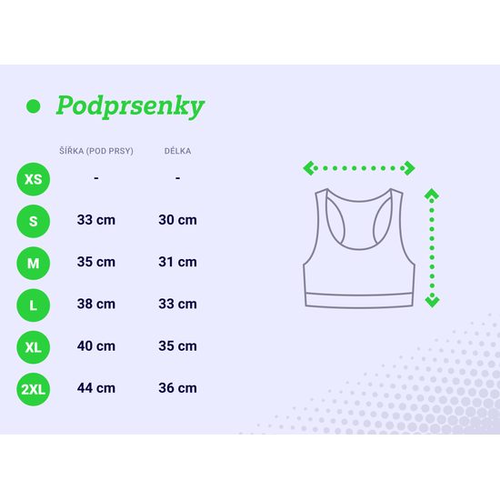 Sportovní podprsenka SilverCool