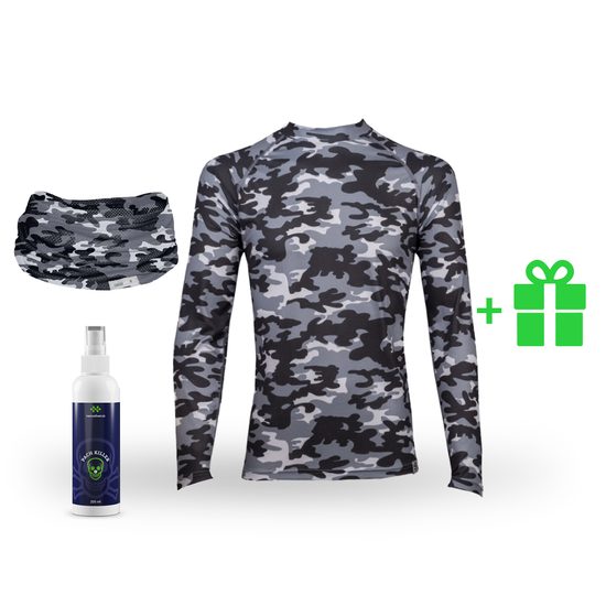 Camo sada s nákrčníkem