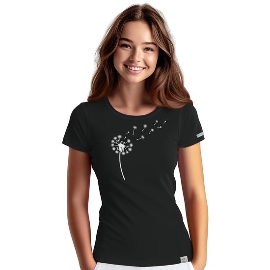 Dámské triko nanosilver FLUFF černé