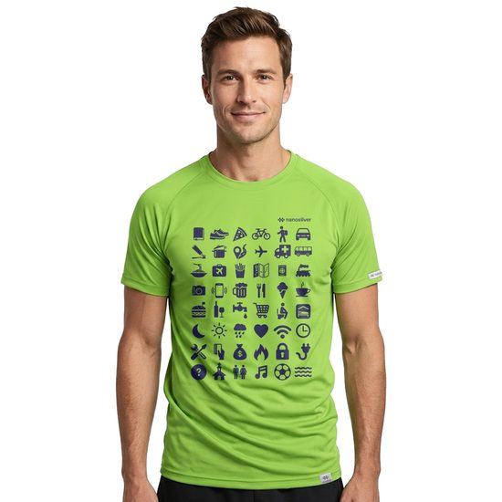 Pánské tričko nanosilver TRAVEL