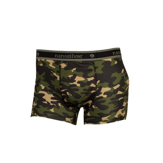 Termo boxerky nanosilver s gumou Camo ultralight