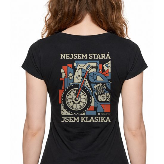 Dámské tričko nanosilver JSEM KLASIKA