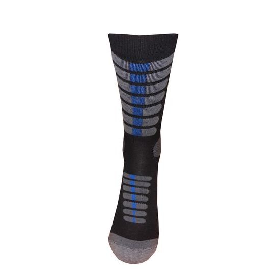 SPECIÁLNÍ VYSOKÉ ponožky se stříbrem nanosilver černá/modrá