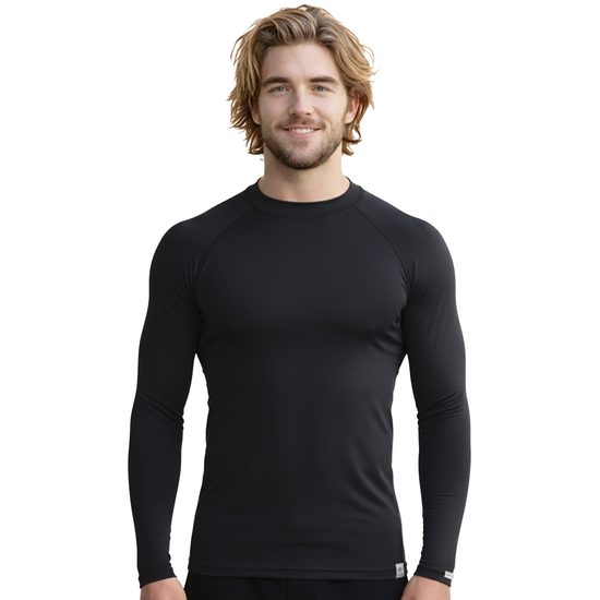 Pánské termo tričko raglán nanosilver, ultralight 139g černý