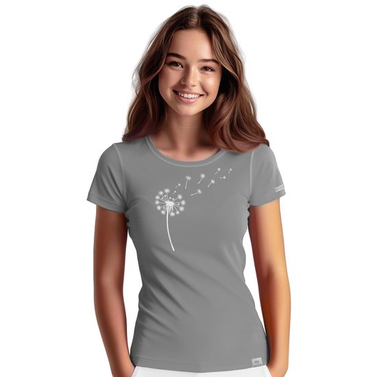 Dámské triko nanosilver FLUFF šedé