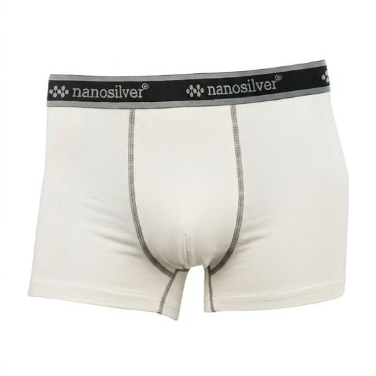 Boxerky s gumou nanosilver bez zadního švu