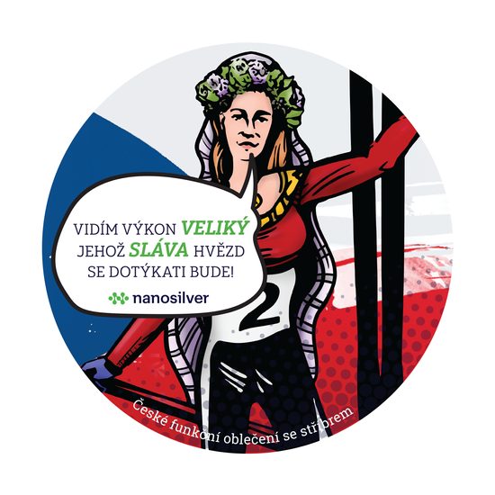 Nálepka významné osobnosti české historie a sportu LEGENDY winter