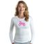 Dámské triko MOTOLADY nanosilver dl. rukáv bílé
