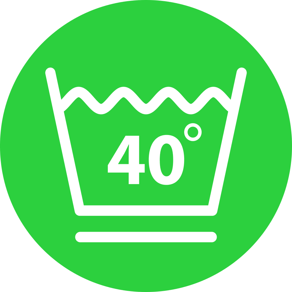 prát na 40 °C