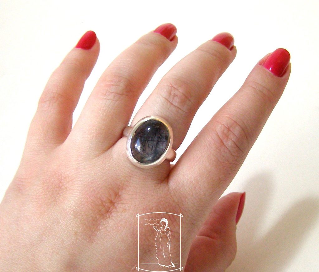 Sagenit - stříbrný prsten - Stříbrné prsteny - Tajemná Hékaté - Magické  místo, kde nejen čarodějky naleznou to, co hledají. Vítejte u nás :)