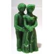 Pár zelený - figurální svíce