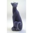 Kočka šedá - figurální svíce