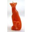 Kočka oranžová - figurální svíce