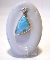 Larimar - stříbrný přívěsek