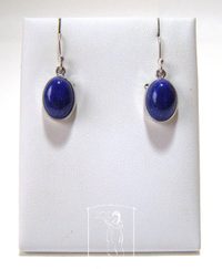 Lapis lazuli - stříbrné náušnice