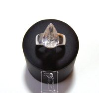 Křišťál - stříbrný prsten