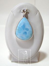 Larimar - stříbrný přívěsek