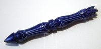 Lapis lazuli -  Hůlka s Ganéšou