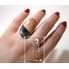 Celestobaryt - stříbrný prsten