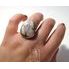 Tiffany kámen - stříbrný prsten