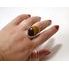 Mookait - stříbrný prsten