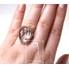Turmalínový křišťál - stříbrný prsten