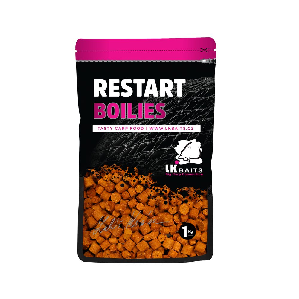 Fotografie LK Baits Pelety ReStart ICE Vanilla 12-17mm 1kg