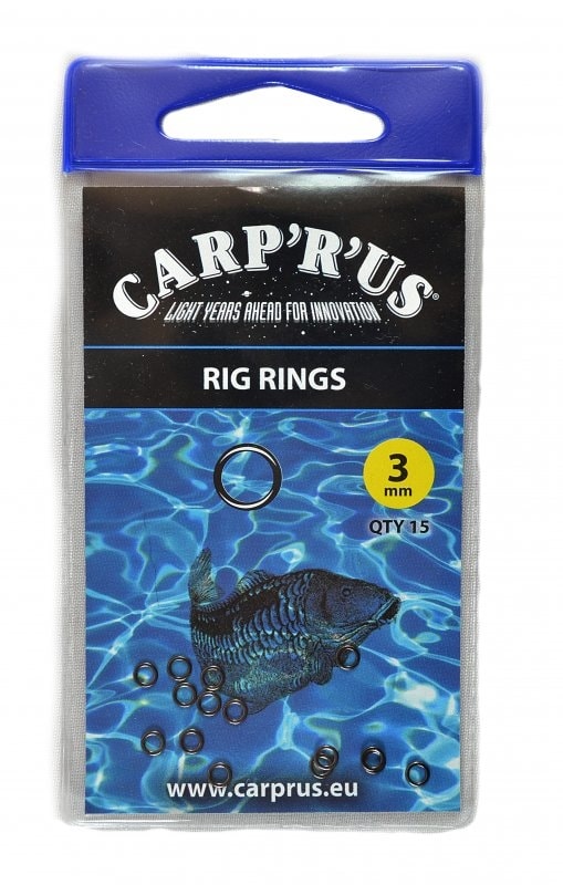 Fotografie Carp ´R´ Us Kroužky na návazce Rig Rings 3mm 15ks