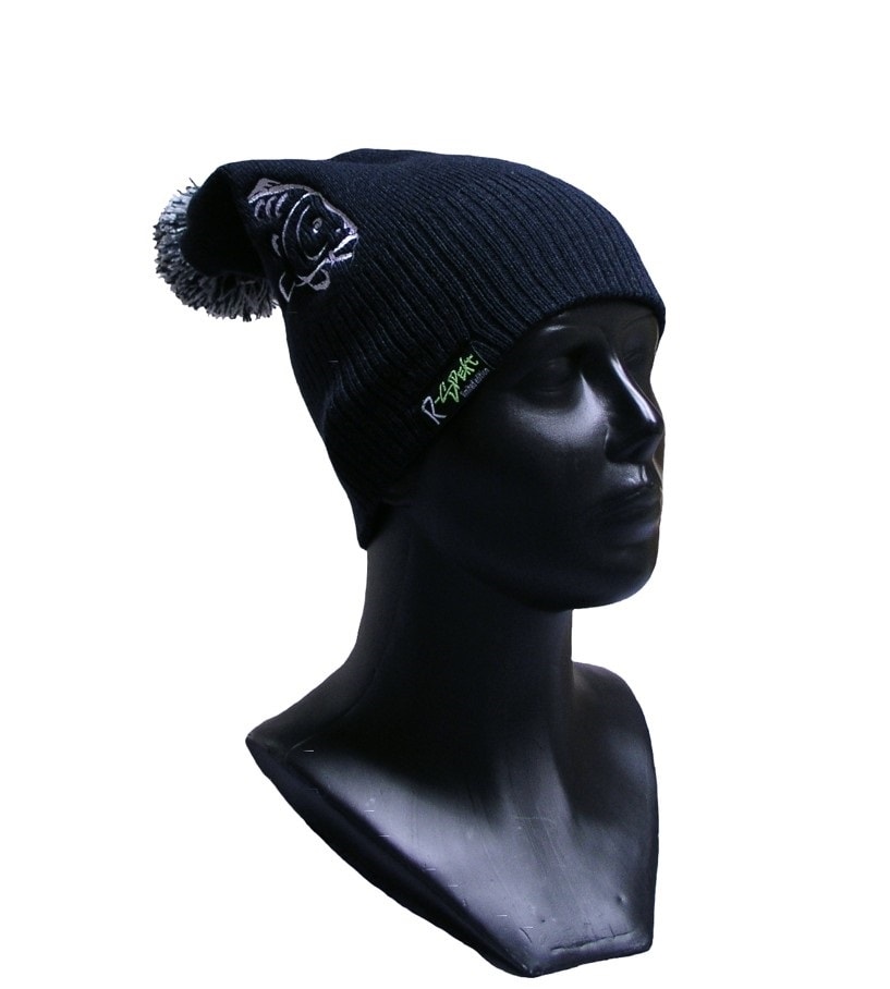 R Spekt Dětský kulich PomPom Duo beanie limited edition tm.modrý