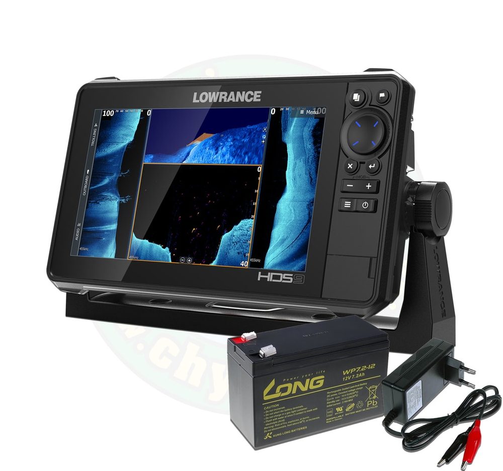 Lowrance Echolot HDS LIVE 9 se sondou Active Imaging 3v1 + baterie + nab�je?ka ZDARMA