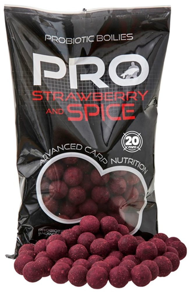 Starbaits Boilies Pro Strawberry Spice 800g - 24mm,Starbaits Boilies Pro Strawberry Spice 800g - 24mm