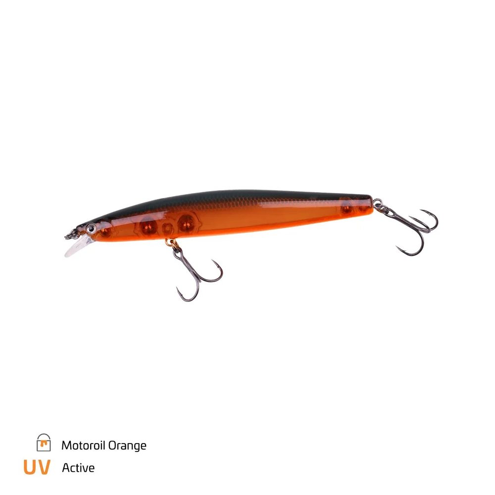 Zeck Wobler Zander Laufer 105 - Motoroil Orange,Zeck Wobler Zander Laufer 105 - Motoroil Orange